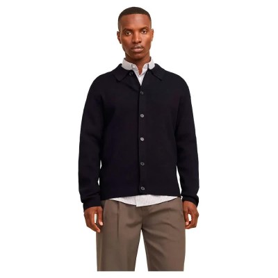 жилетка,мъжки,пуловери,jack,&,jones,milano,spring,cardigan,black,(black)