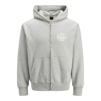 блуза,мъжки,пуловери,jack,&,jones,prime,full,zip,sweatshirt,grey,(light,grey,melange,new,lgm)