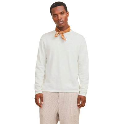 блуза,мъжки,пуловери,jack,&,jones,summer,sweater,cloud,dancer,(white)