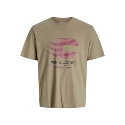 тениска,мъжки,тениски,jack,&,jones,vibrant,short,sleeve,t,shirt,beige,(silver,sage)