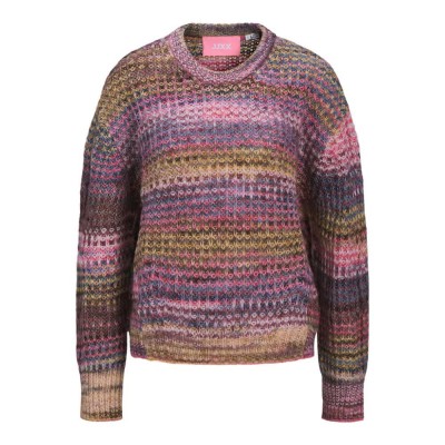 блуза,дамски,пуловери,дамски,плетени,дрехи,jack,&,jones,simone,space,dye,jjxx,sweater,pink,(cabernet,multi,space,dye)