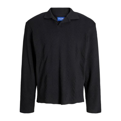 мъжки,блузи,с,яка,jack,&,jones,winter,cable,long,sleeve,polo,black,(black)
