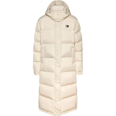 яке,дамски,якета,и,палта,tommy,jeans,alaska,long,padded,jacket,beige,(newsprint)