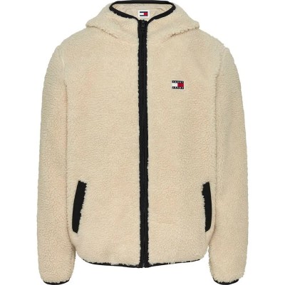 яке,мъжки,якета,tommy,jeans,badge,teddy,flace,jacket,beige