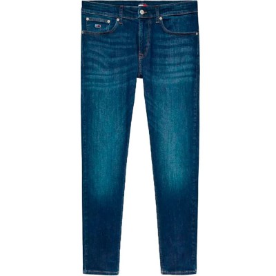 дънки,мъжки,панталони,tommy,jeans,austin,ai0255,slim,tapered,fit,jeans,blue