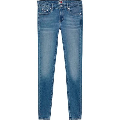 дънки,дамски,панталони,tommy,jeans,sophie,ch0238,skinny,fit,low,waist,jeans,blue