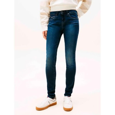 дънки,дамски,панталони,tommy,jeans,sophie,ch1269,skinny,fit,low,waist,jeans,blue