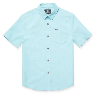 риза,с,къс,ръкав,детски,ризи,volcom,bankstone,short,sleeve,shirt,blue,(mineral,blue)