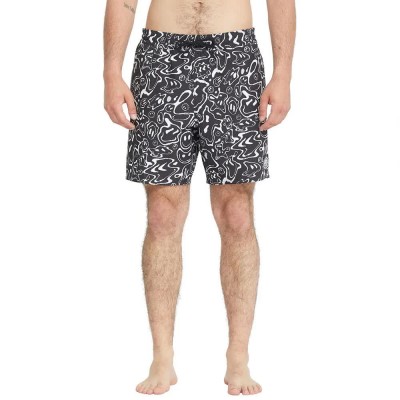 бански,гащета,мъжки,бански,костюми,volcom,fa,f,rygalski,smile,17´´,swimming,shorts,black