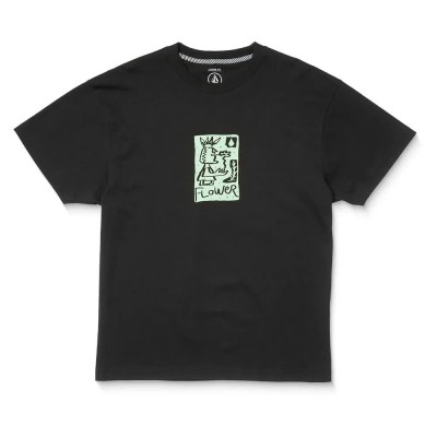 тениска,мъжки,тениски,дамски,тениски,volcom,flowatch,short,sleeve,t,shirt,black,(black)