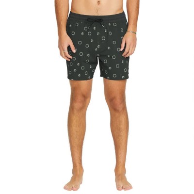 бански,гащета,мъжки,бански,костюми,volcom,lido,print,16´´,swimming,shorts,grey,(stealth)