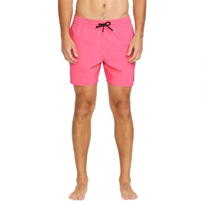 бански,гащета,мъжки,бански,костюми,volcom,lido,solid,16´´,swimming,shorts,neon,pink,(pink)