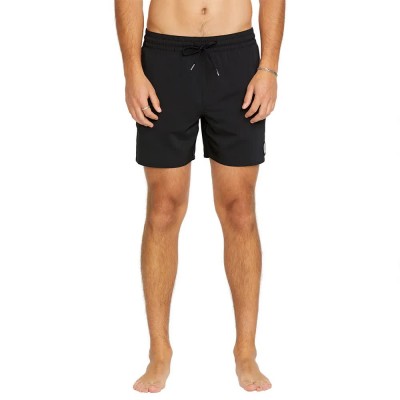 бански,гащета,мъжки,бански,костюми,volcom,lido,solid,16´´,swimming,shorts,black