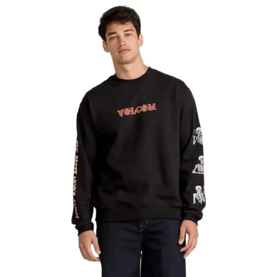 блуза,мъжки,пуловери,volcom,never,ends,sweatshirt,black