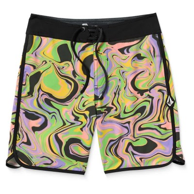 бански,гащета,детски,бански,костюми,volcom,mod,infuse,scallop,swimming,shorts,steel,grey