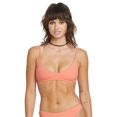 дамски,бански,костюми,volcom,simply,seamless,bikini,top,pink,(sunset)