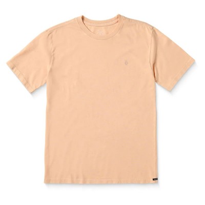 тениска,мъжки,тениски,дамски,тениски,volcom,solid,stone,emb,short,sleeve,t,shirt,beige,(peach)