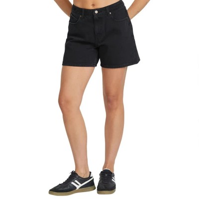 къси,панталони,дамски,панталони,volcom,stoned,boyfriend,denim,shorts,black