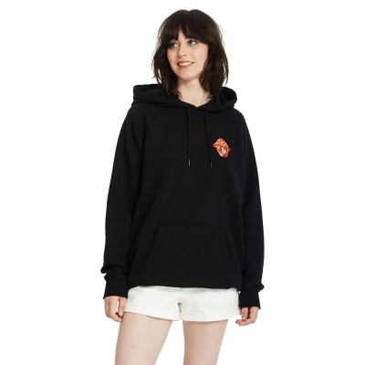 суичър,дамски,блузи,volcom,truly,stoked,hoodie,black