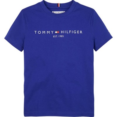 тениска,детски,тениски,tommy,hilfiger,essential,short,sleeve,t,shirt,wedge,blue,(blue)