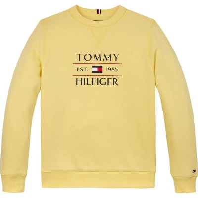 блуза,детски,блузи,tommy,jeans,flag,sweatshirt,yellow,(citronella)
