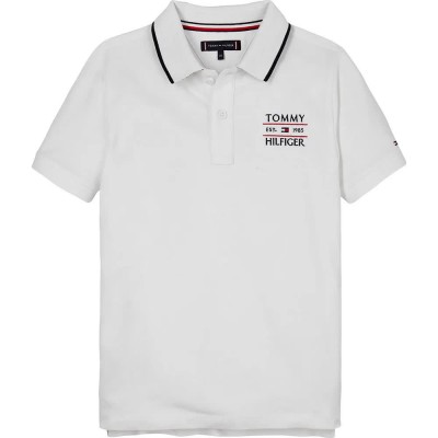 детски,блузи,с,яка,tommy,hilfiger,flag,regular,fit,short,sleeve,polo,white