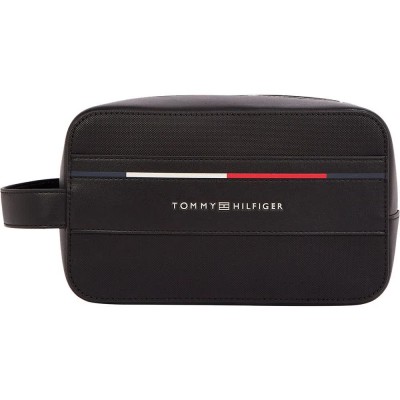 несесер,тоалетни,принадлежности,tommy,hilfiger,foundation,wash,bag,black