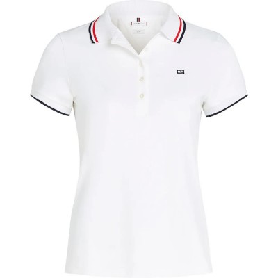 дамски,блузи,с,яка,tommy,hilfiger,sporty,slim,fit,short,sleeve,polo,white