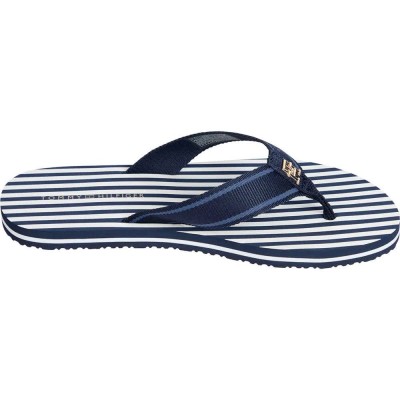 джапанки,дамски,сандали,и,чехли,tommy,hilfiger,stripes,beach,flip,flops,blue