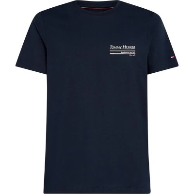 тениска,мъжки,тениски,tommy,hilfiger,outline,sailing,short,sleeve,t,shirt,blue