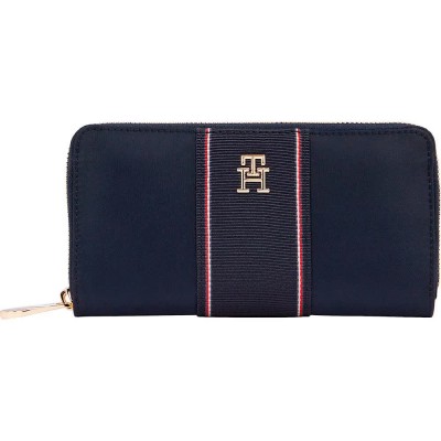 портфейли,и,портмонета,tommy,hilfiger,poppy,large,wallet,space,blue,(blue)