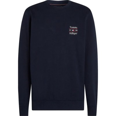 блуза,мъжки,пуловери,tommy,hilfiger,stack,sweatshirt,blue