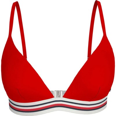 дамски,бански,костюми,tommy,hilfiger,uw0uw05805,triangle,bikini,top,red,(primary,red)