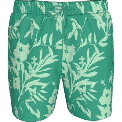 бански,гащета,мъжки,бански,костюми,tommy,hilfiger,um0um03266,swimming,shorts,green,(fort,green,floral,tropic)
