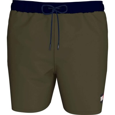 бански,гащета,мъжки,бански,костюми,tommy,hilfiger,um0um03455,trunk,swimming,shorts,army,green,(green)