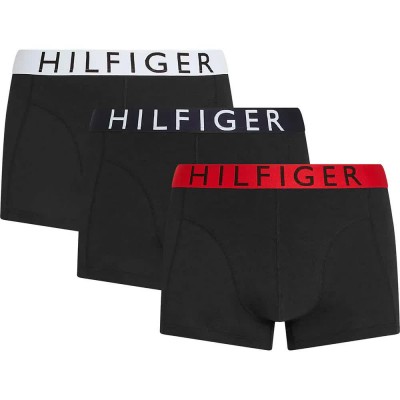 боксерки,мъжко,бельо,tommy,hilfiger,um0um03465,boxers,3,units,black