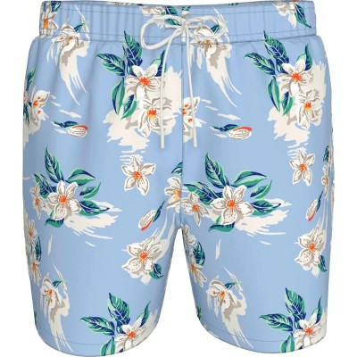 бански,гащета,мъжки,бански,костюми,tommy,hilfiger,um0um03491,trunk,swimming,shorts,blue,(sweet,blue,tropical,floral)