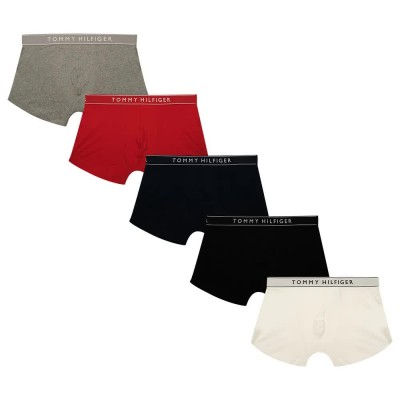 боксерки,мъжко,бельо,tommy,hilfiger,um0um03679,trunk,boxers,5,units,multicolor,(white,mid,red,desert,sky,black)