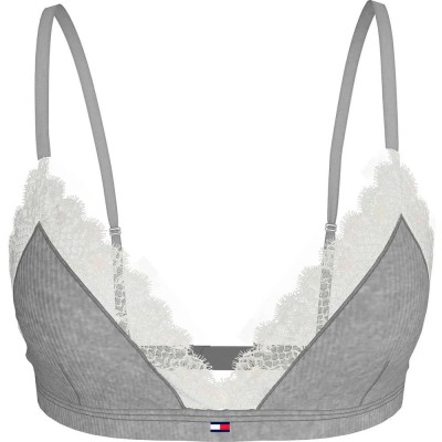 дамско,бельо,дамски,бикини,и,танкини,tommy,hilfiger,uw0uw05735,unlined,triangle,bra,grey,(light,grey,heather)