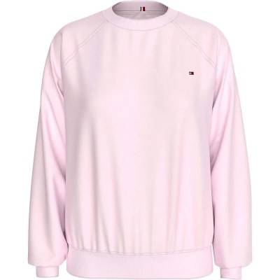 блуза,дамски,блузи,tommy,hilfiger,uw0uw05771,sweatshirt,pink