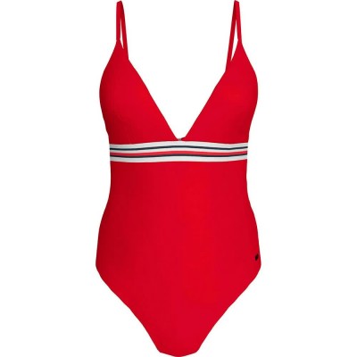 бански,костюм,дамски,бански,костюми,tommy,hilfiger,uw0uw05847,swimsuit,primary,red,(red)