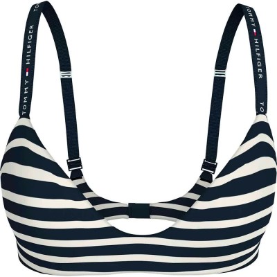 дамско,бельо,дамски,бикини,и,танкини,tommy,hilfiger,uw0uw05935,lightly,lined,triangle,bra,blue