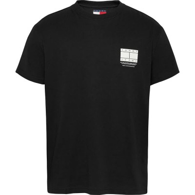 тениска,мъжки,тениски,tommy,jeans,dna,graphic,regular,fit,short,sleeve,t,shirt,black