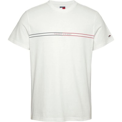 тениска,мъжки,тениски,tommy,jeans,entry,graphic,slim,fit,short,sleeve,t,shirt,ecru,(white)