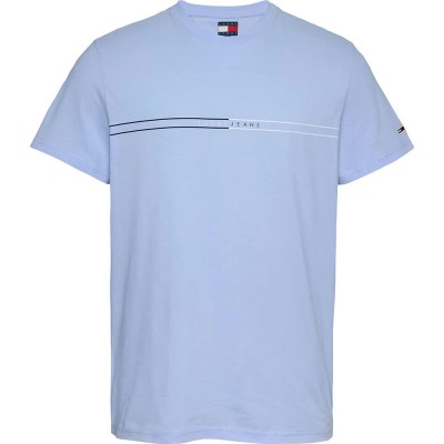 тениска,мъжки,тениски,tommy,jeans,entry,graphic,slim,fit,short,sleeve,t,shirt,sweet,blue,(blue)