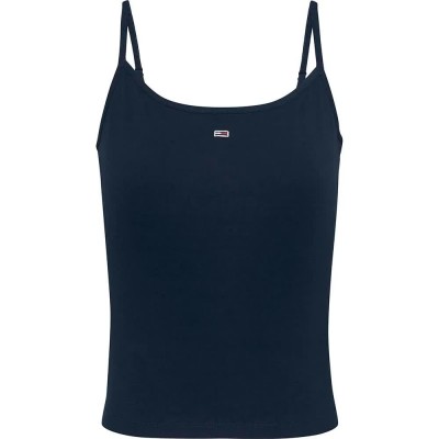 тениска,дамски,тениски,tommy,jeans,essential,strap,sleeveless,t,shirt,dark,night,navy,(blue)