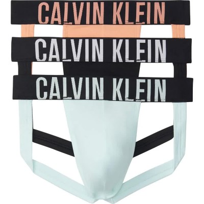 мъжко,бельо,calvin,klein,000nb3606a,jockstrap,3,units,papaya,punch,black,moonlight,jade,(multicolor)