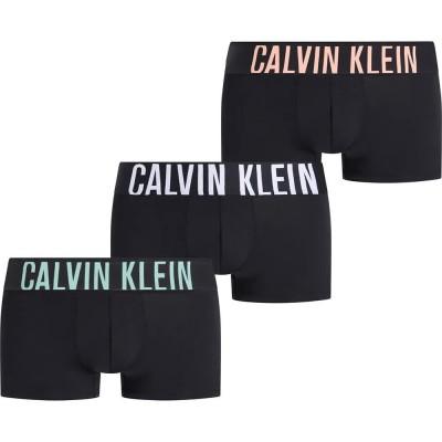 боксерки,мъжко,бельо,calvin,klein,000nb3611a,boxers,3,units,b,pp,punch,white,moonl,jade,lgs,(black)