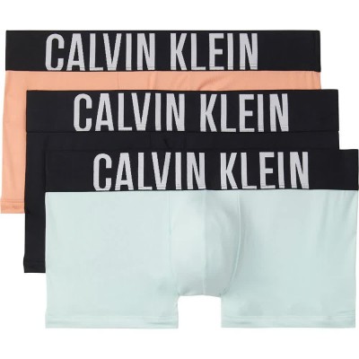 боксерки,мъжко,бельо,calvin,klein,000nb3611a,boxers,3,units,papaya,punch,black,moonlight,jade,(multicolor)