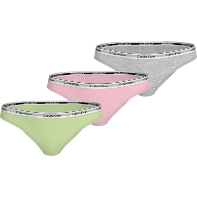 дамско,бельо,дамски,бикини,и,танкини,calvin,klein,000qd5207e,panties,3,units,highline,green,buff,pink,gry,htr,(multicolor)